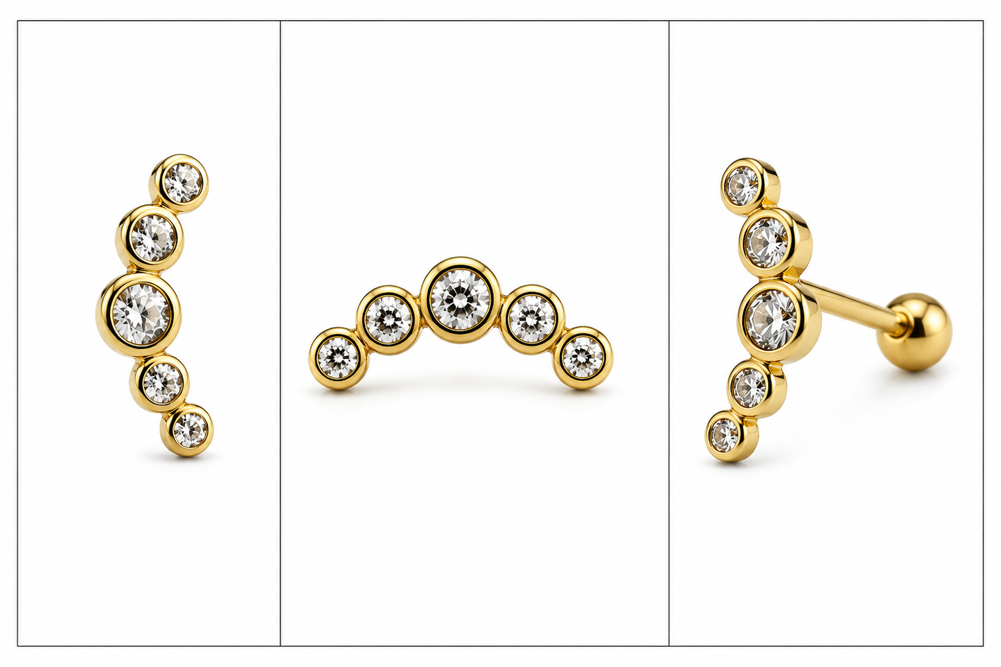 Climber Flat Studs - PAIR