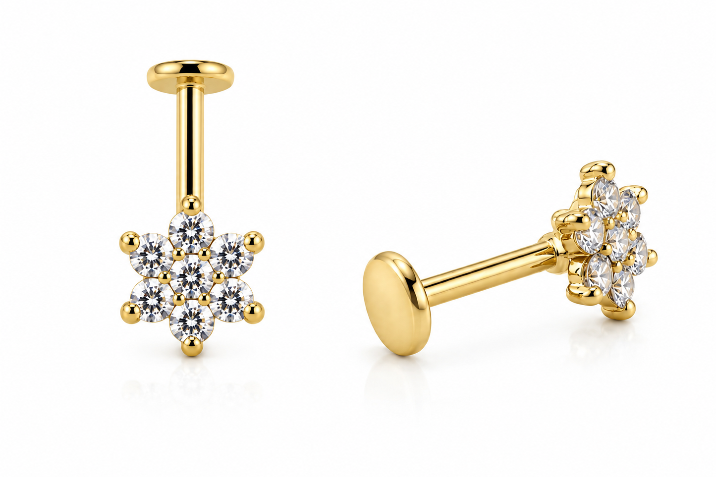 Sunflower Bugadi Studs - SINGLE
