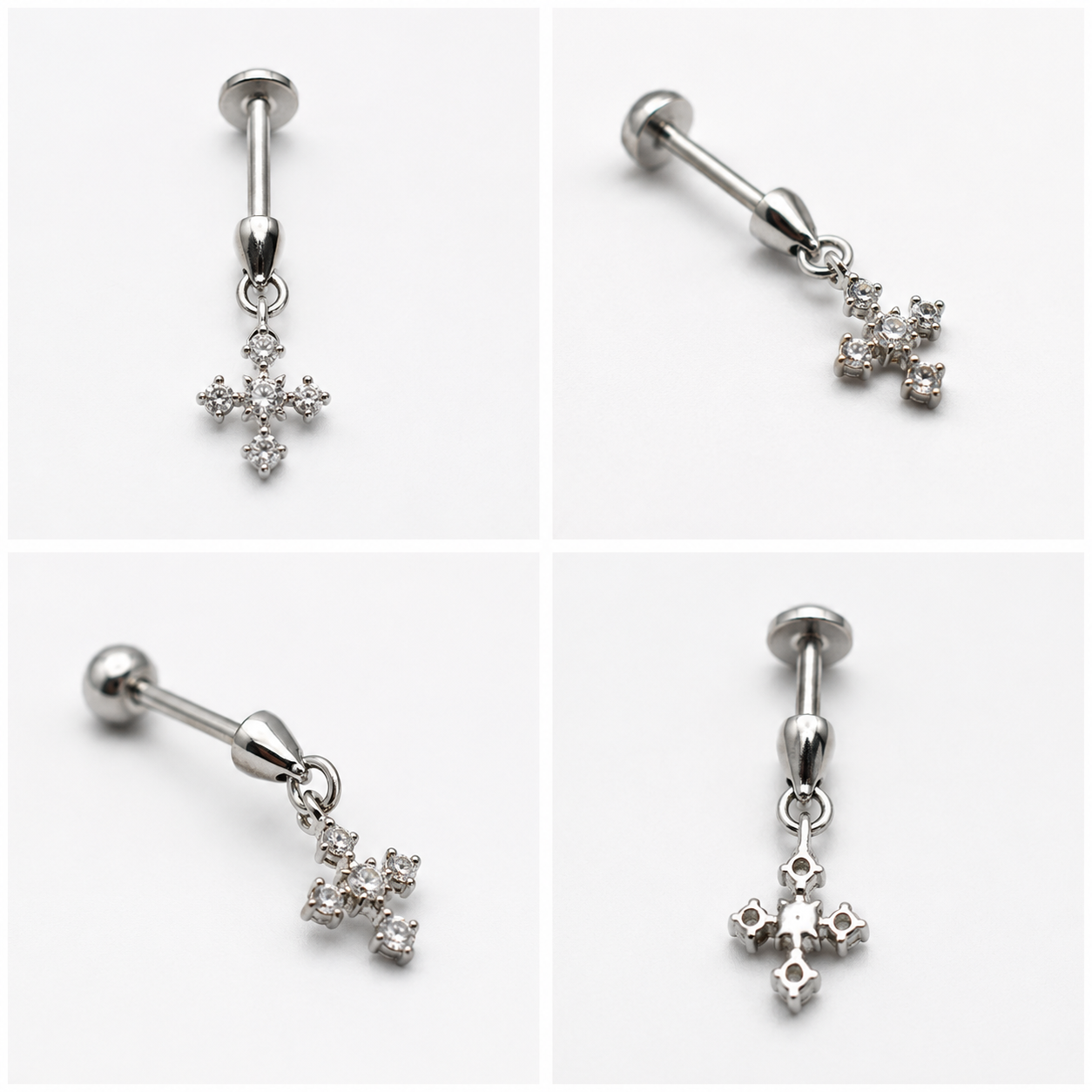 Mandala flower Bugadi Studs - SINGLE