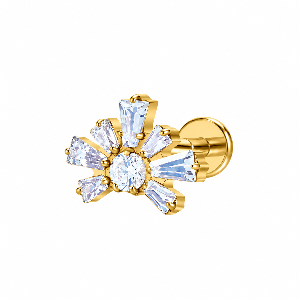 ZARA FLAT STUDS - PAIR