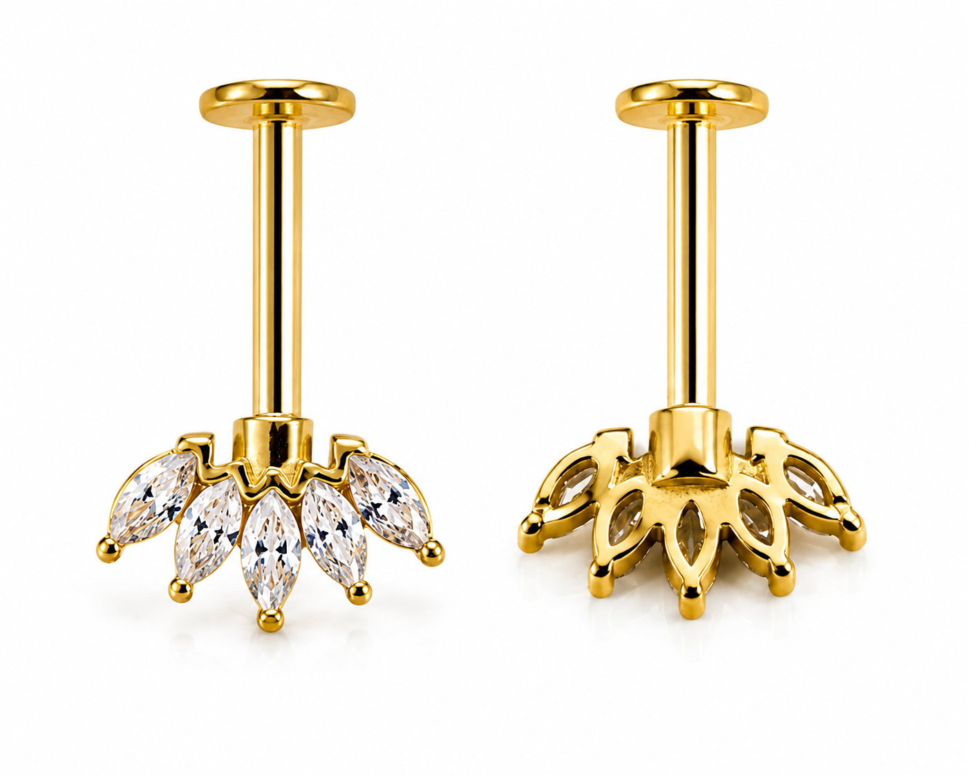 Crown Bugadi Studs - SINGLE