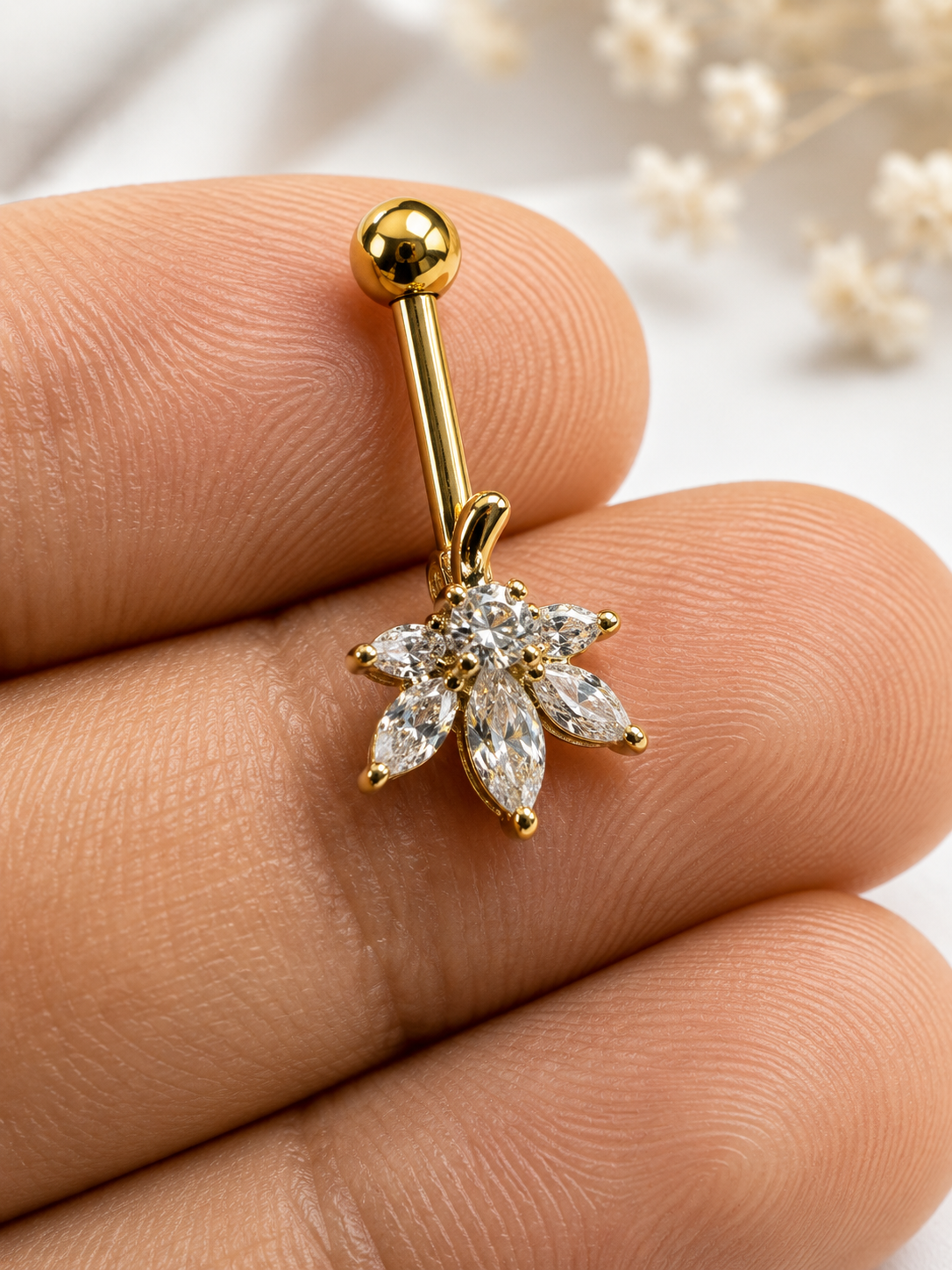 Leaf Bugadi Studs - SINGLE