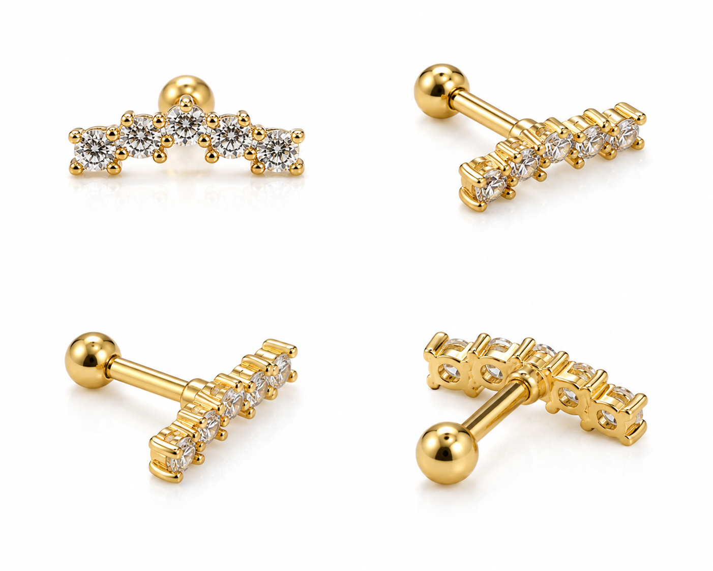 Vector Flat Studs - PAIR