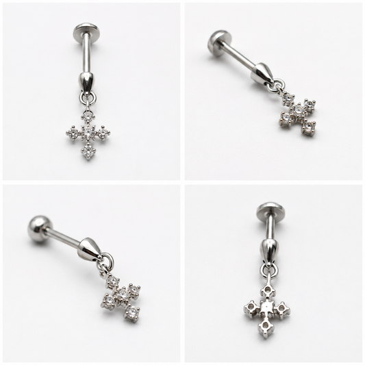 Mandala flower Bugadi Studs - SINGLE