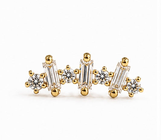 Strata Flat Studs - PAIR