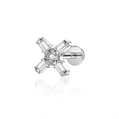 CELESTE FLAT STUDS - PAIR