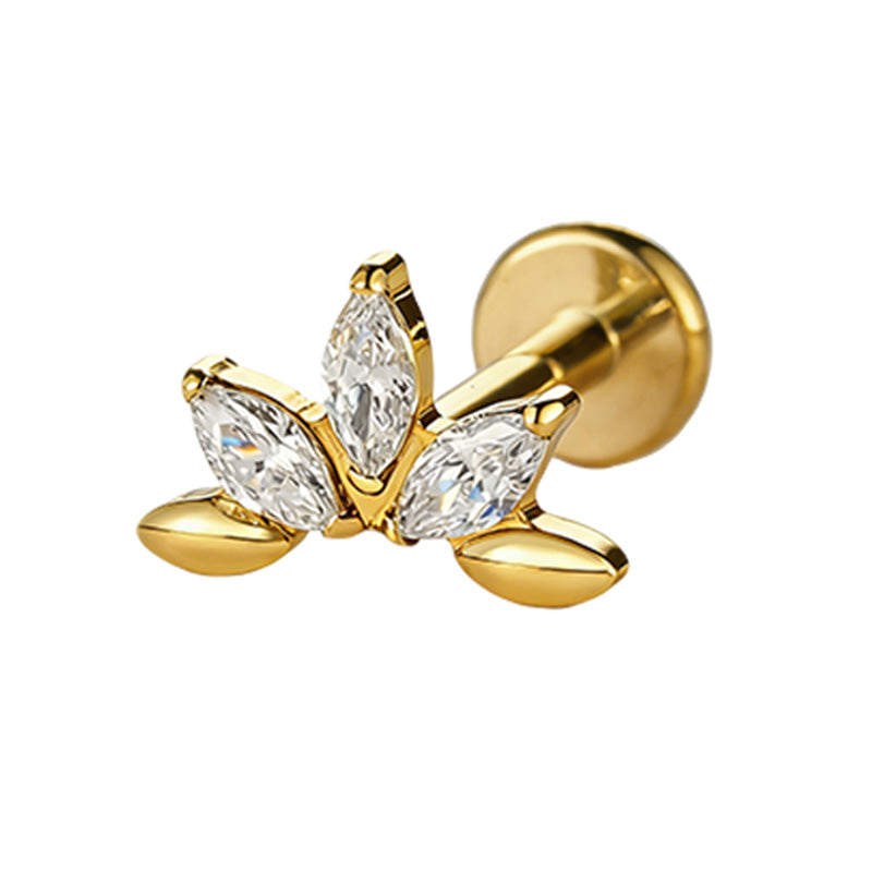 ELIX FLAT STUDS - PAIR