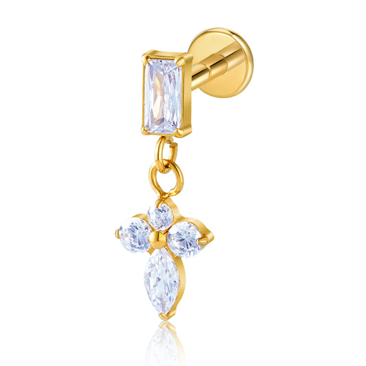 ELIX FLAT STUDS - PAIR