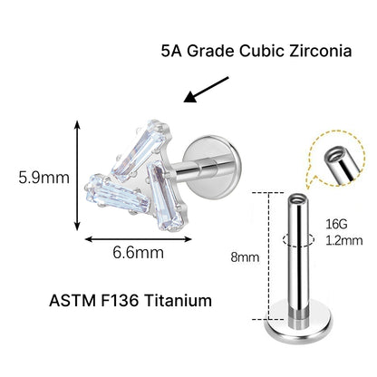 VANTA FLAT STUDS - PAIR