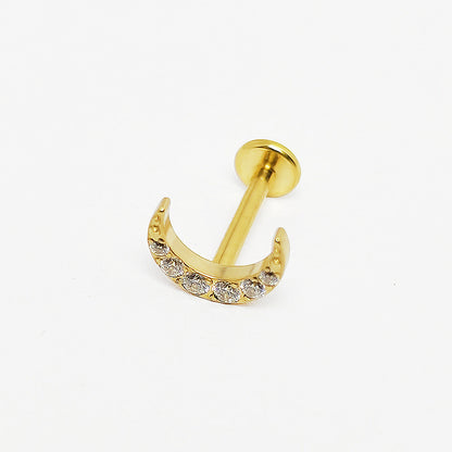 LYRIC FLAT STUDS - PAIR