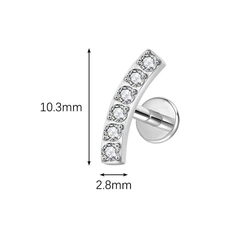 ASTRA FLAT STUDS - PAIR