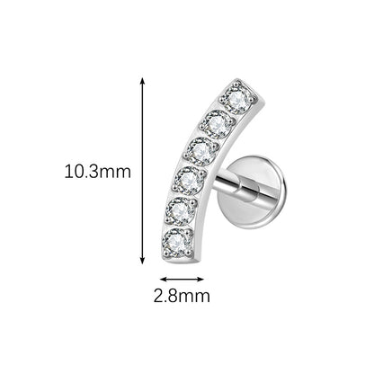 ASTRA FLAT STUDS - PAIR