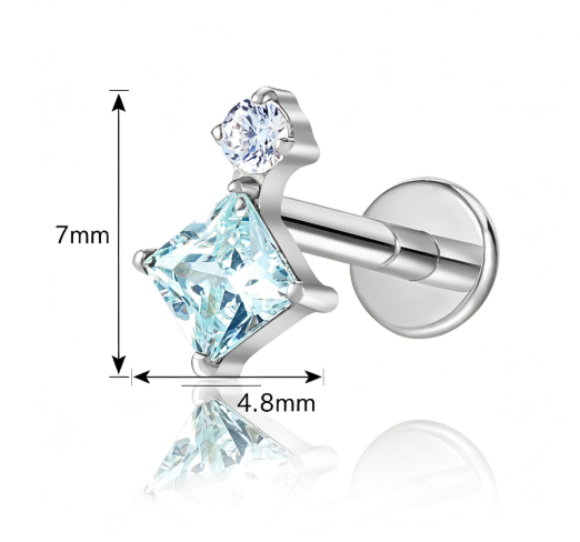 MUSE FLAT STUDS - PAIR