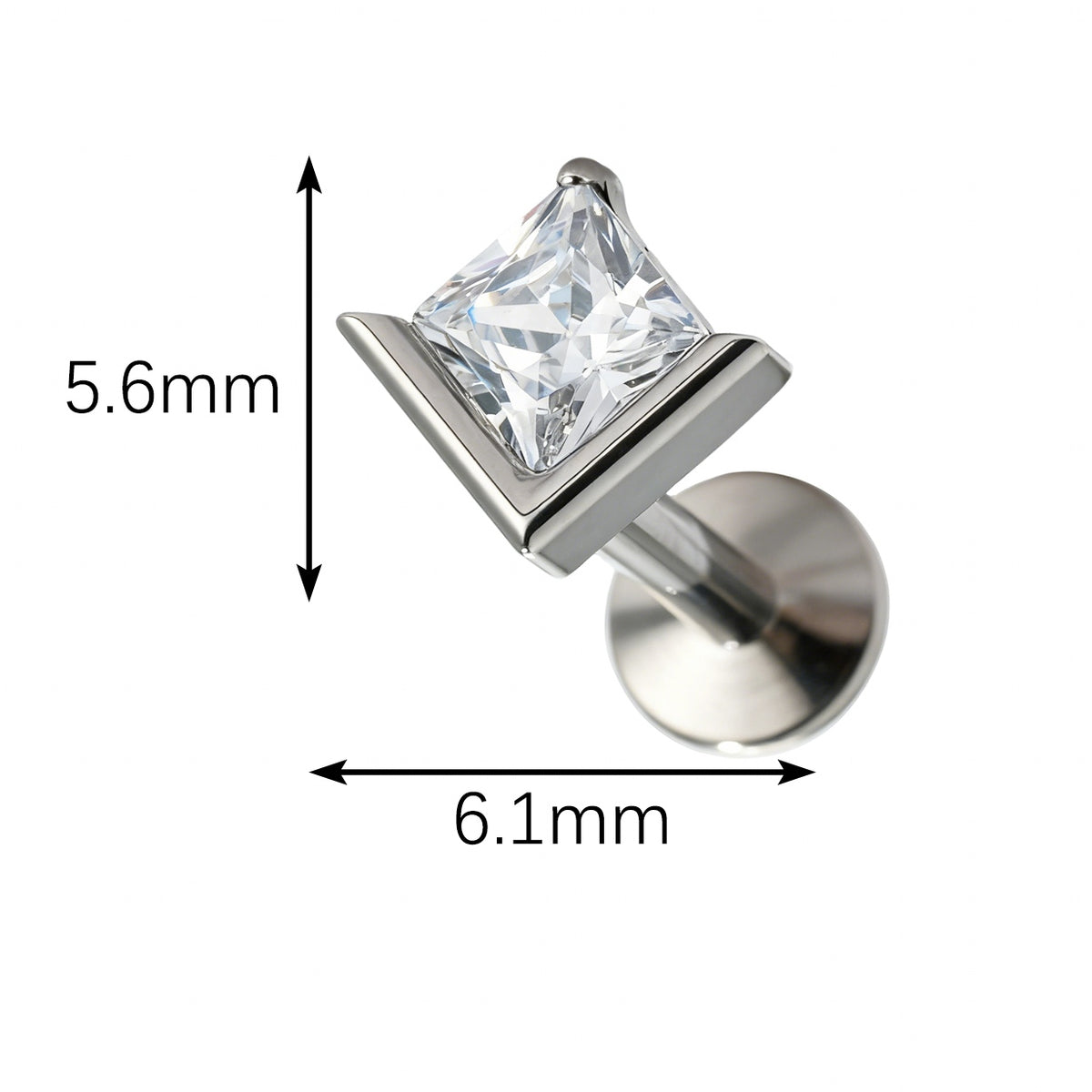 ARC FLAT STUDS - PAIR