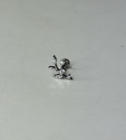 SEREN FLAT STUDS - PAIR