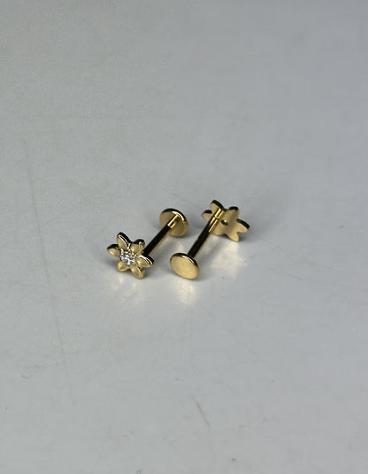 SOLARA FLAT STUDS - PAIR