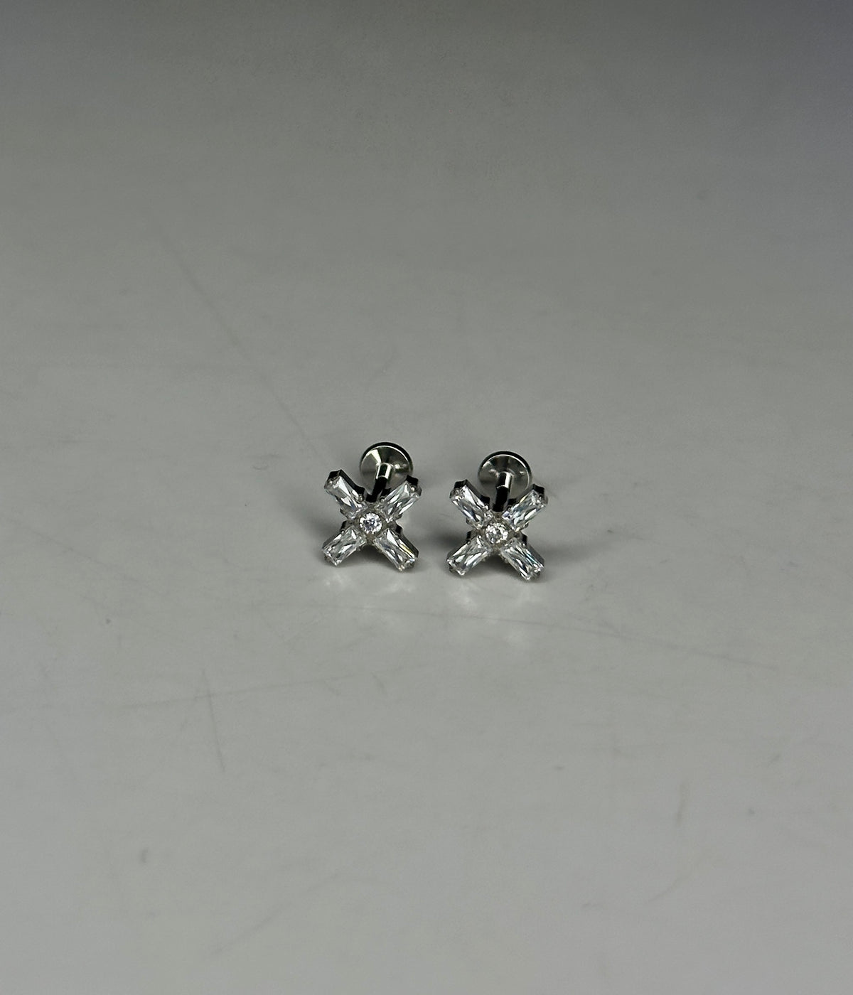 CELESTE FLAT STUDS - PAIR