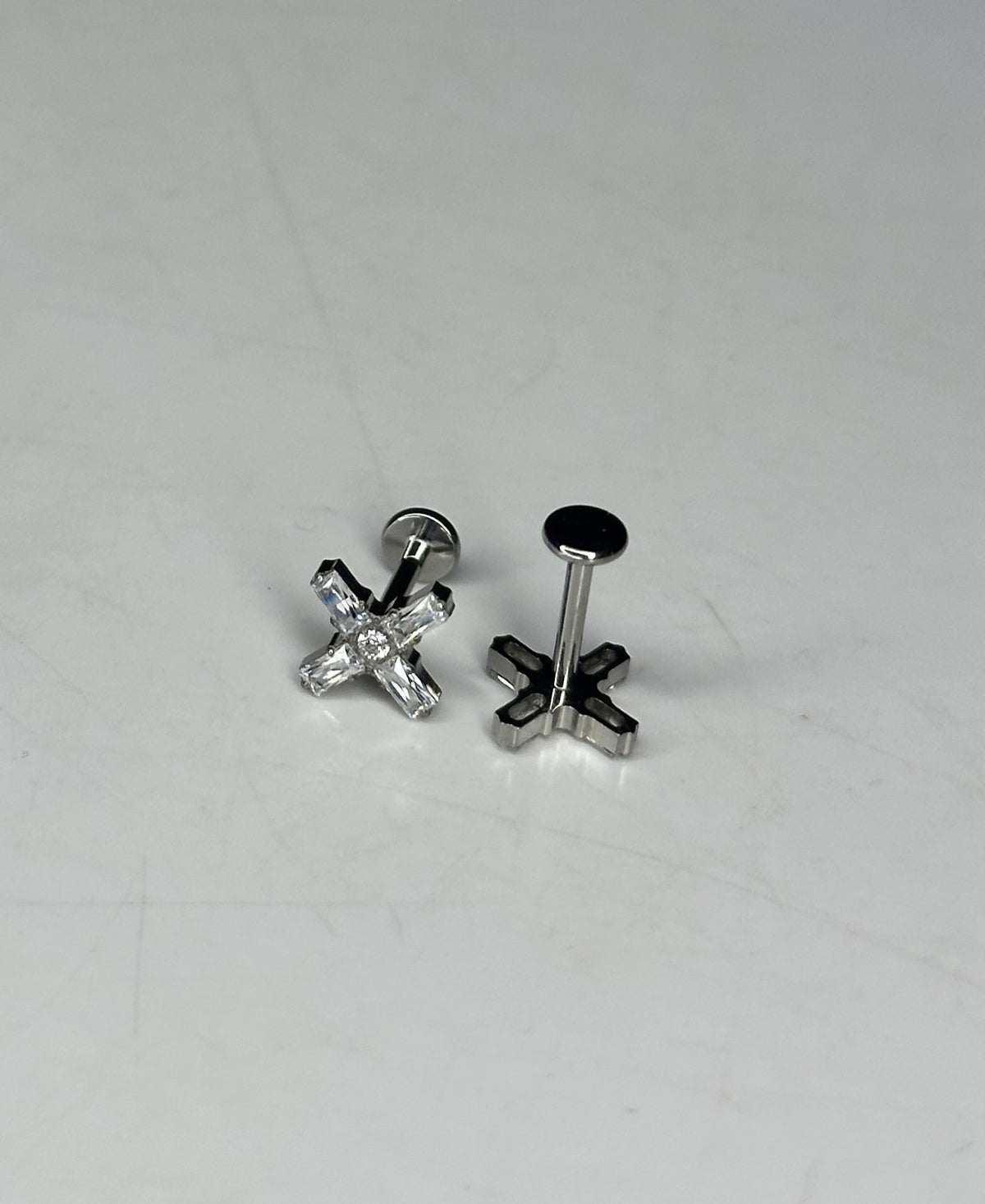 CELESTE FLAT STUDS - PAIR