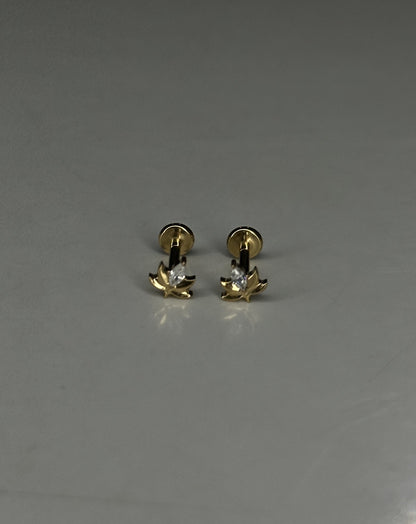 EMBER FLAT STUDS - PAIR