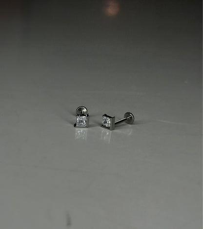 ARC FLAT STUDS - PAIR