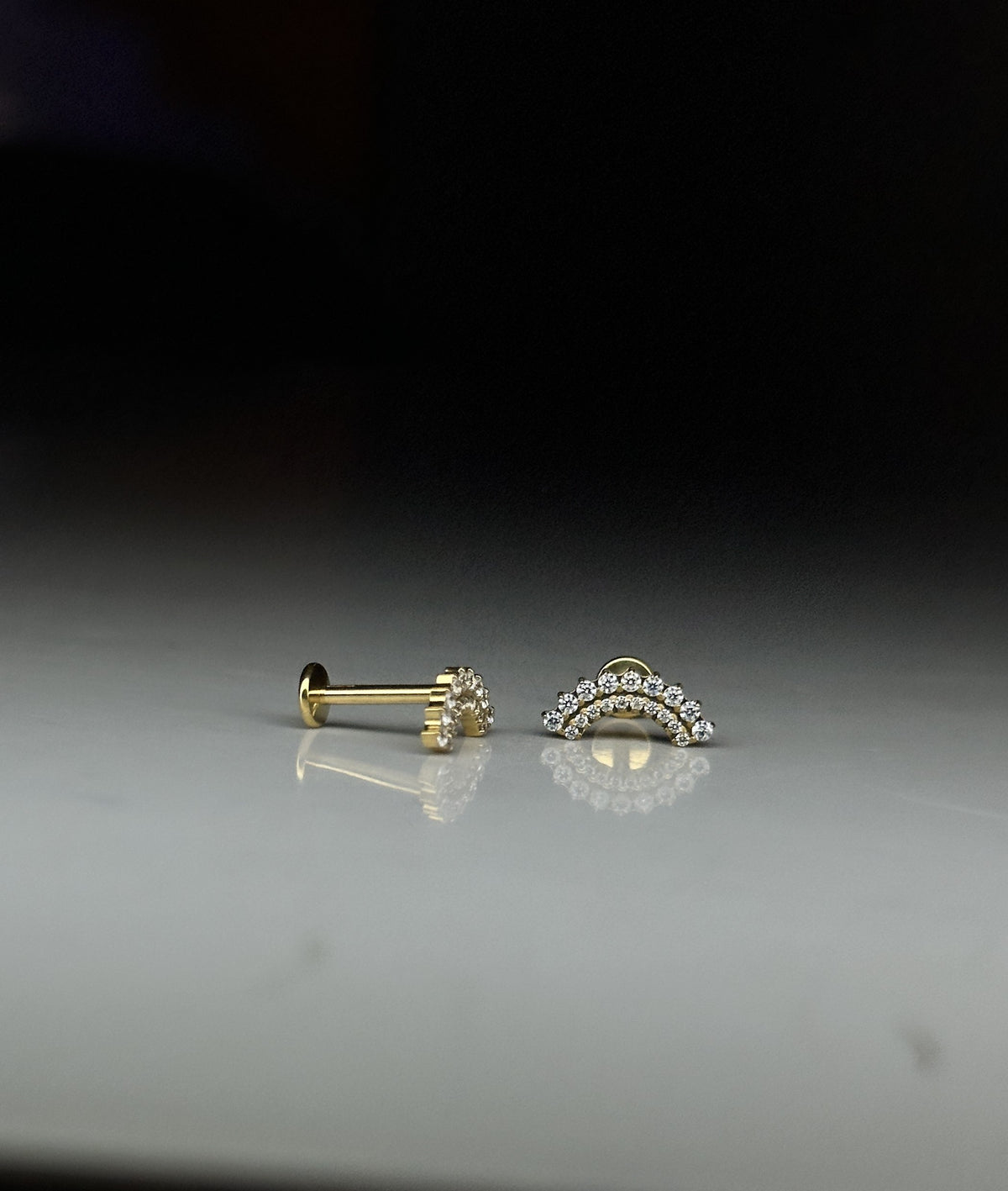 VOLT FLAT STUDS - PAIR