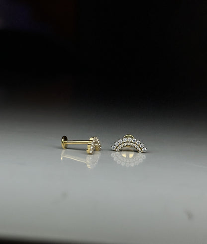 VOLT FLAT STUDS - PAIR