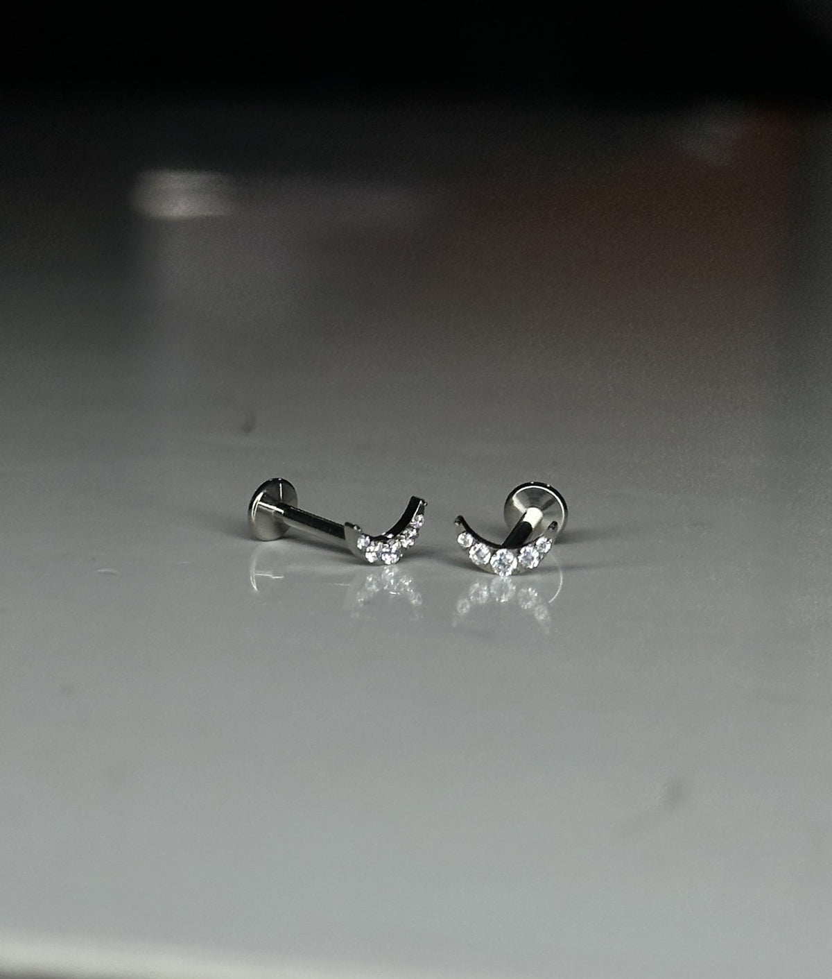 LYRIC FLAT STUDS - PAIR