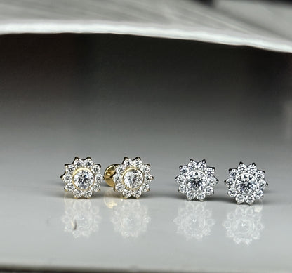 HALO FLAT STUDS - PAIR