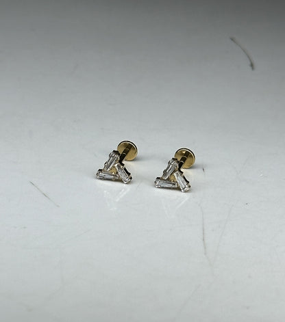 VANTA FLAT STUDS - PAIR
