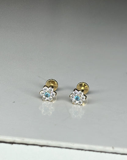 SOL FLAT STUDS - PAIR