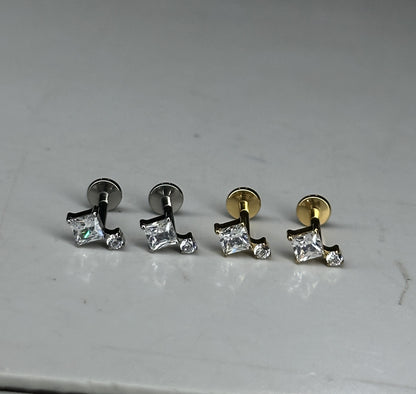 MUSE FLAT STUDS - PAIR