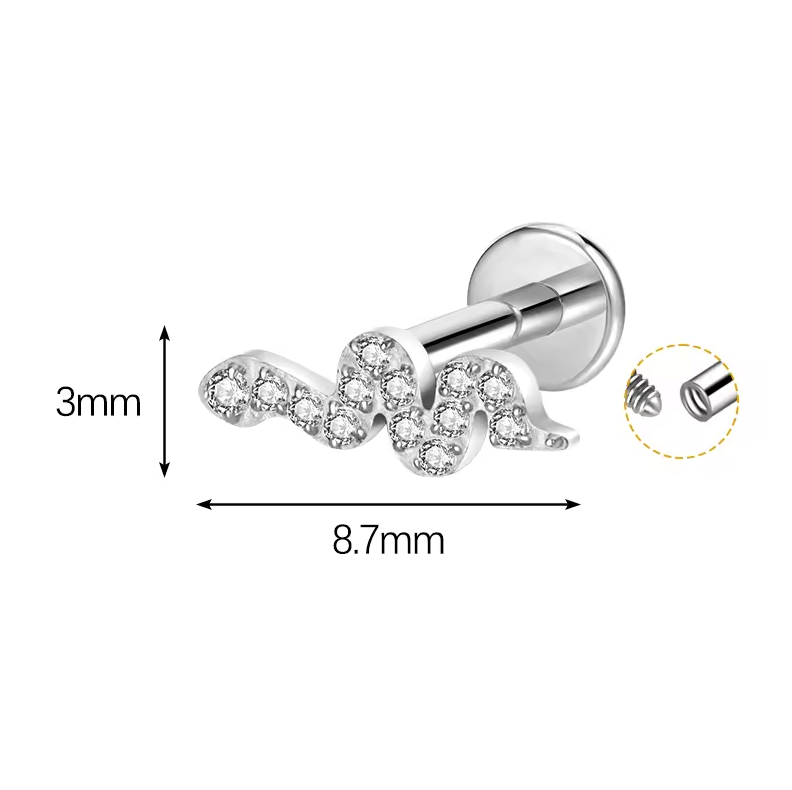 NOVA FLAT STUDS - SINGLE