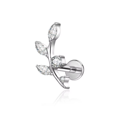 SEREN FLAT STUDS - PAIR