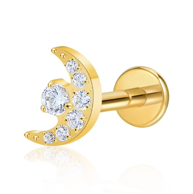 ORBIT FLAT STUDS - PAIR