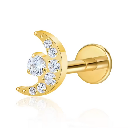 ORBIT FLAT STUDS - PAIR