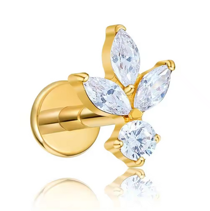 AELIA FLAT STUDS - PAIR
