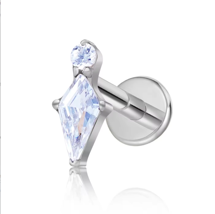 PETAL FLAT STUDS - PAIR