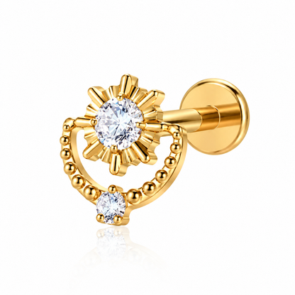 BLOOM FLAT STUDS - PAIR